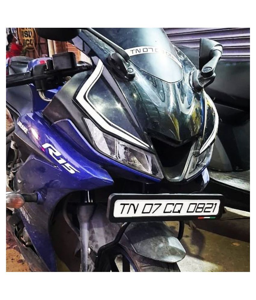 r15 v3 number plate frame