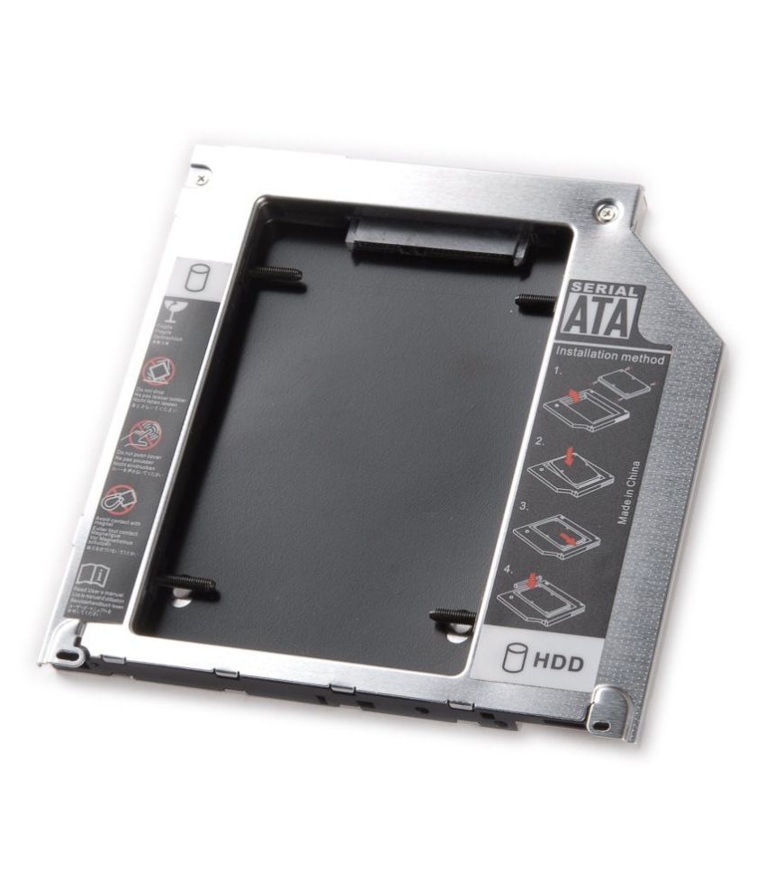 ADMI Internal Hard disk SATA Case 2nd Hard Drive Caddy 9.5 mm Serial