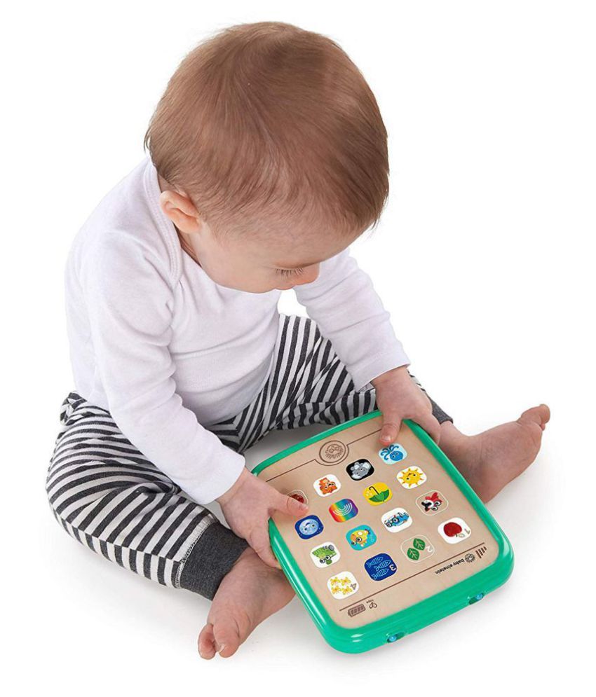 Baby Einstein Magic Touch Curiosity Tablet Wooden Musical Toy, 6 Months