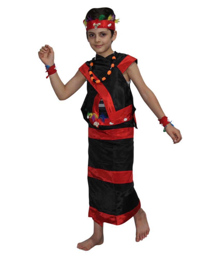 fancy dress tribal boy