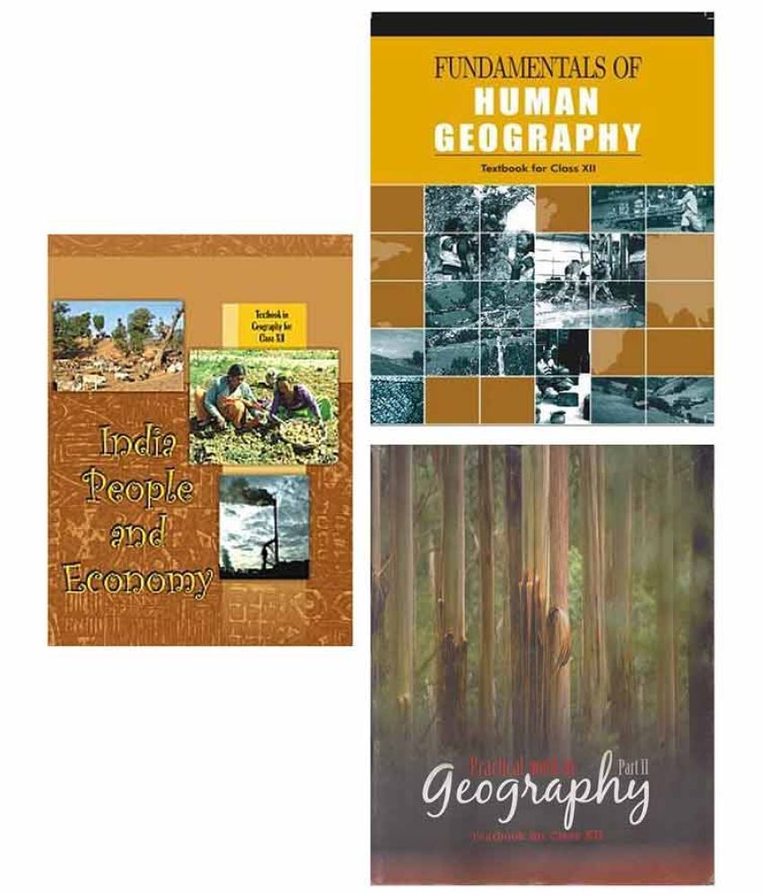 NCERT Combo Textbooks For Geography Class 12 Indian People Geography 