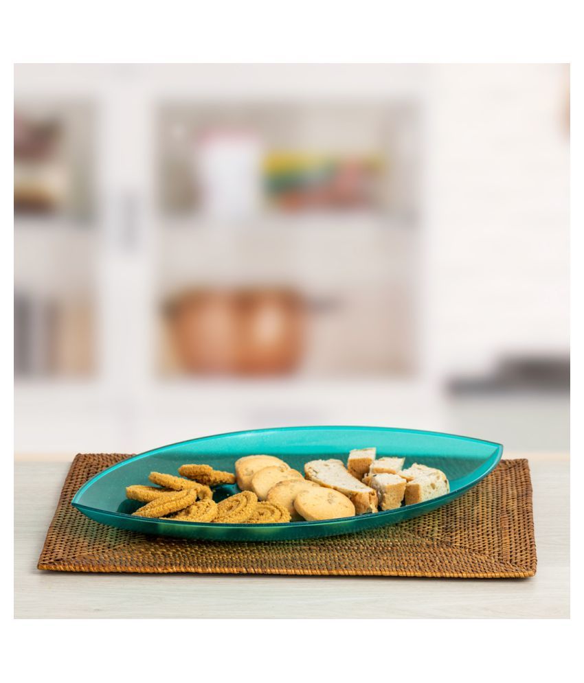 Tupperware Polycarbonate Lotus Serving Platter 1pc Buy Online at Best