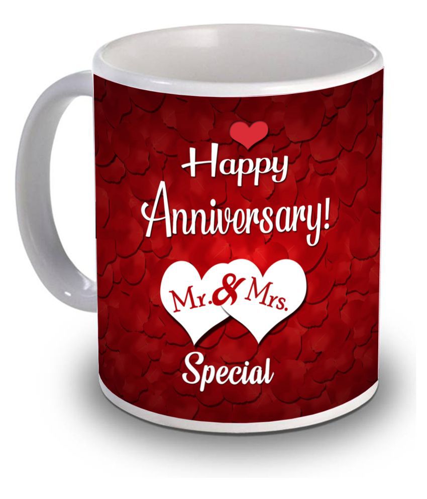 AMKK Happy Anniversary Mug For Didi & Jiju, Husband & Wife Ceramic ...