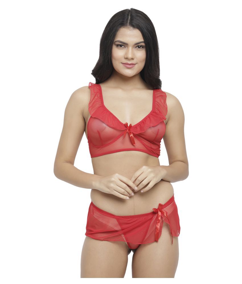     			N-Gal Polyester Bra and Panty Set