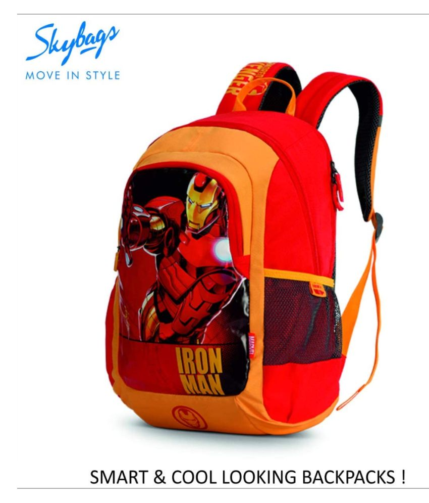 skybags marvel iron man