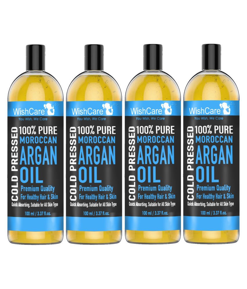 WishCare Natural Moroccan Argan Carrier Oil 400 mL