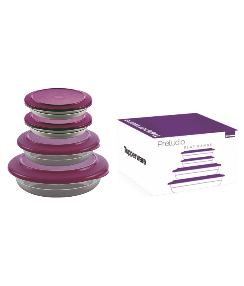 Tupperware Preludio Transparent Serving and Storage Bowl 350ml, 1.3l, 2l Set