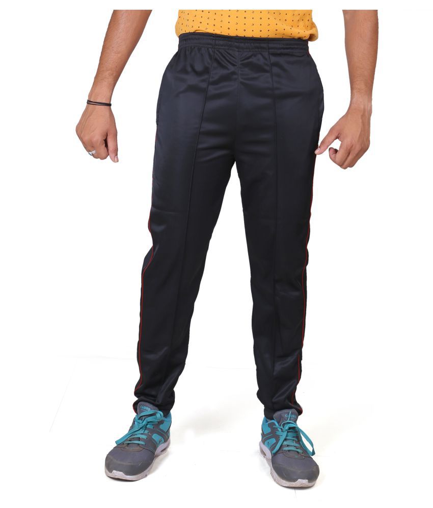 DQueen Black Polyester Trackpants Single - Buy DQueen Black Polyester ...