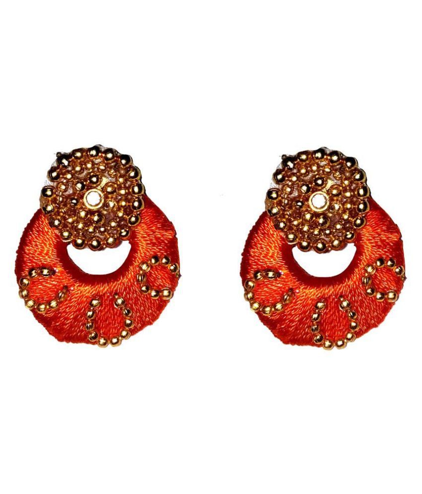 Handmade Silk Thread Earrings By shrungarika Buy Handmade Silk Thread