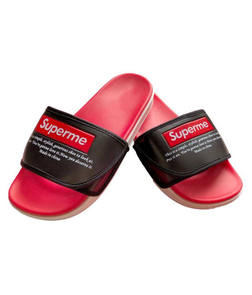 Supreme/Frette Slippers シュプリーム スリッパ Red - インテリア小物