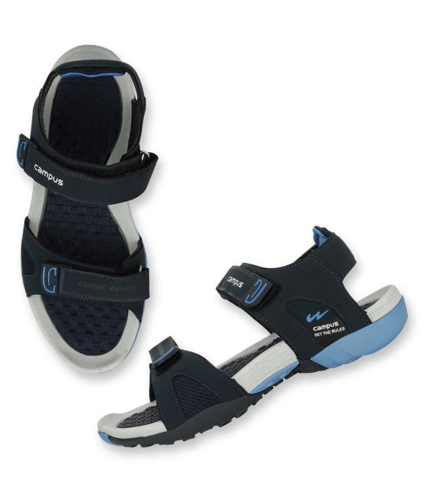 Campus Navy Synthetic Floater Sandals - Buy Campus Navy Synthetic ...