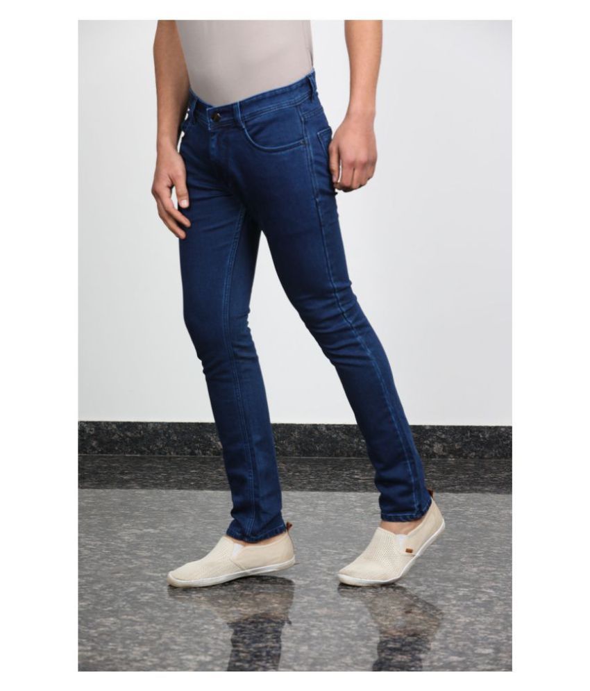 dark blue slim jeans