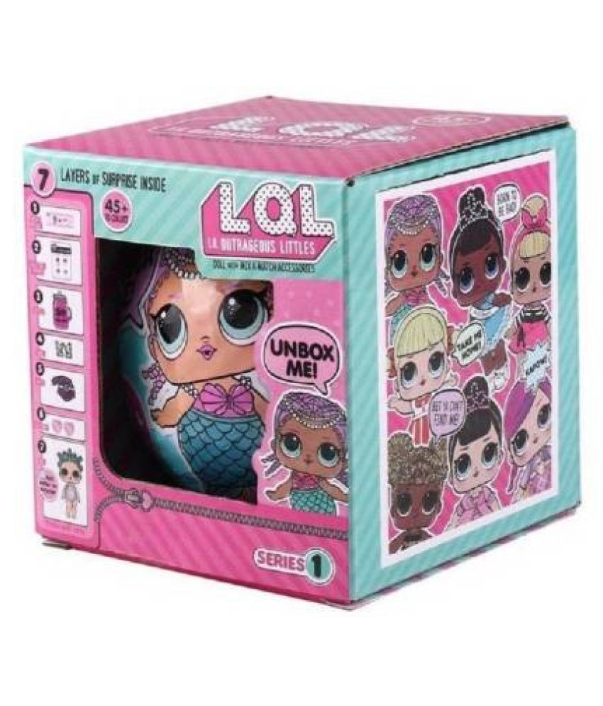 Lol Surprise Action Doll With 8 Surprises Inside A Ball With Lights 