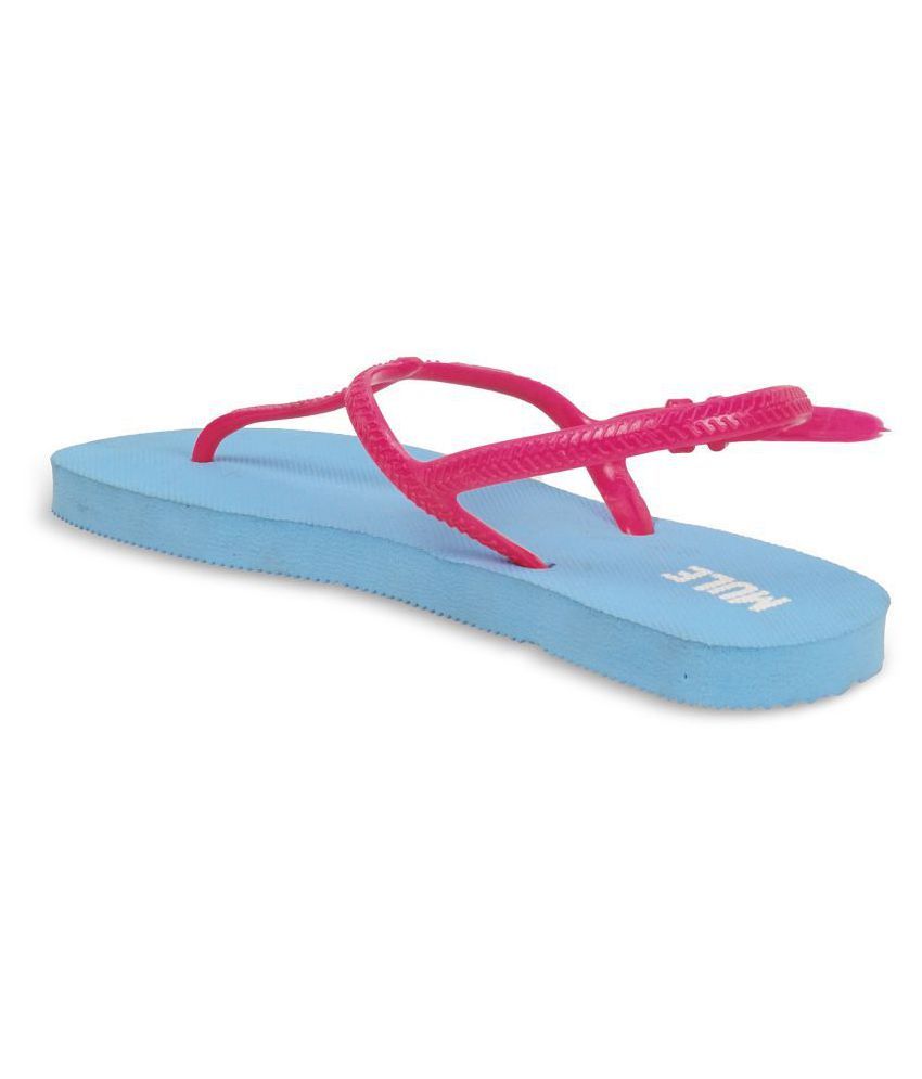 blue mules flat