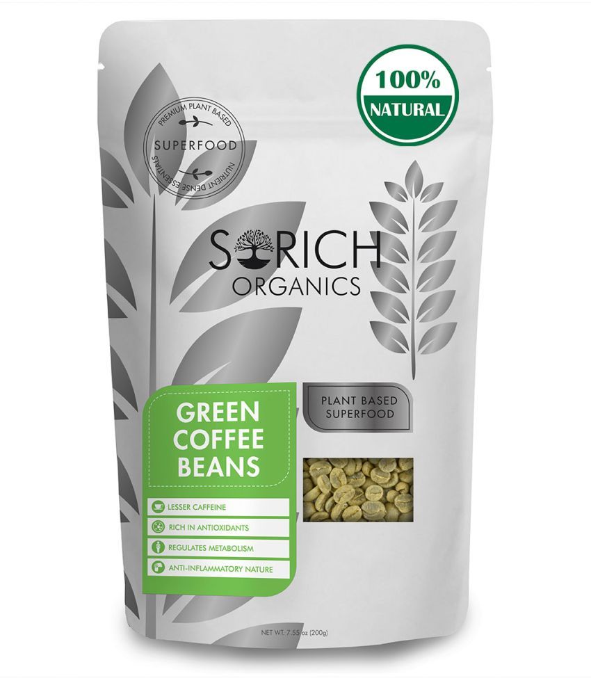 Sorich Organics Green Coffee Beans 200 gm Unflavoured Buy Sorich