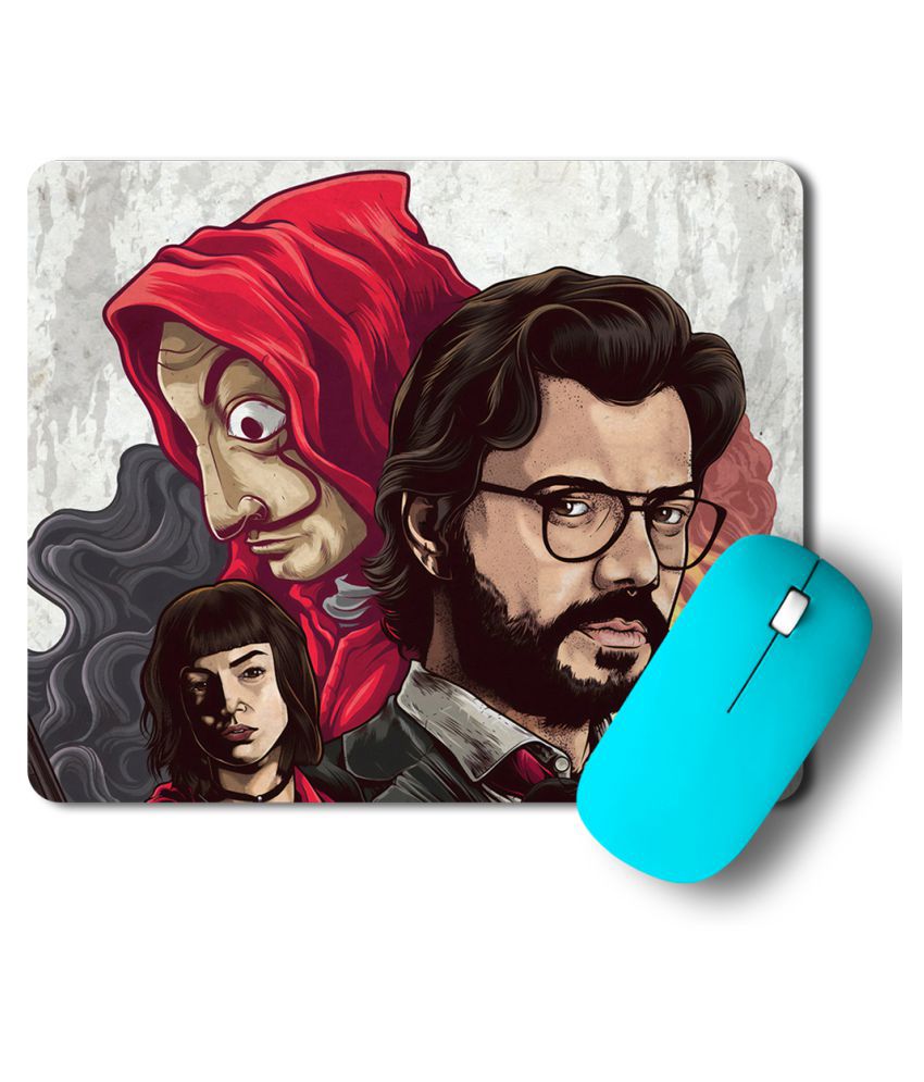money heist Money Heist Mouse pad Antimicrobial fabric surface