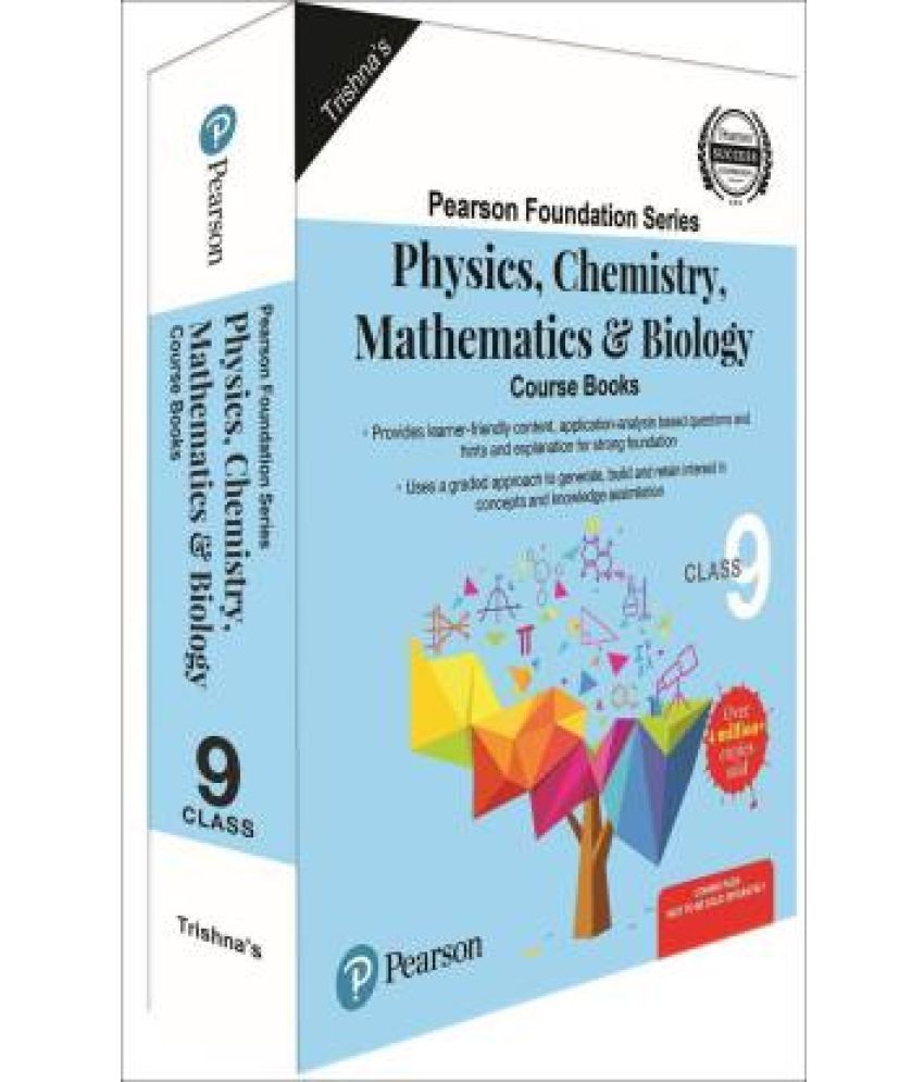 Pearson Foundation Series Iit Jee Neet Physics, Chemistry, Maths & Biology for Class 9 (English