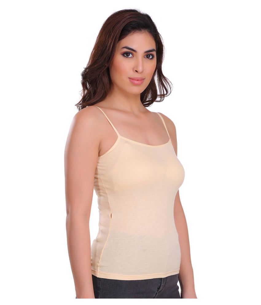 Buy Sona Cotton Camisoles - Beige Online at Best Prices in India - Snapdeal
