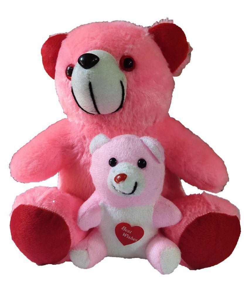 pink colour small teddy bear