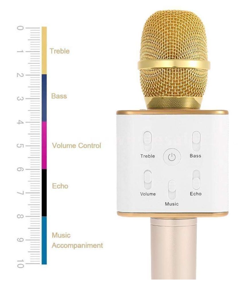 Exxelo Karaoke Q7 Mic Portable Handheld Singing Mic and Speaker Price