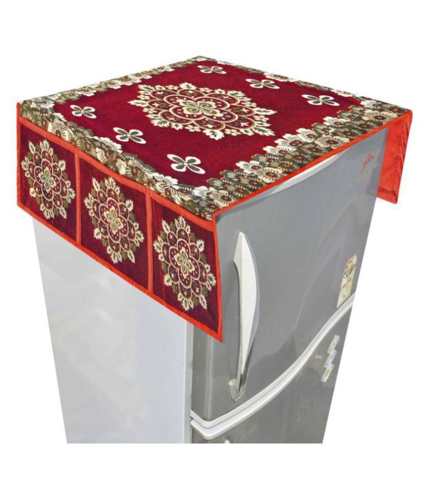     			Luxuryhome Decor Single Polyester Multi Fridge Top Cover