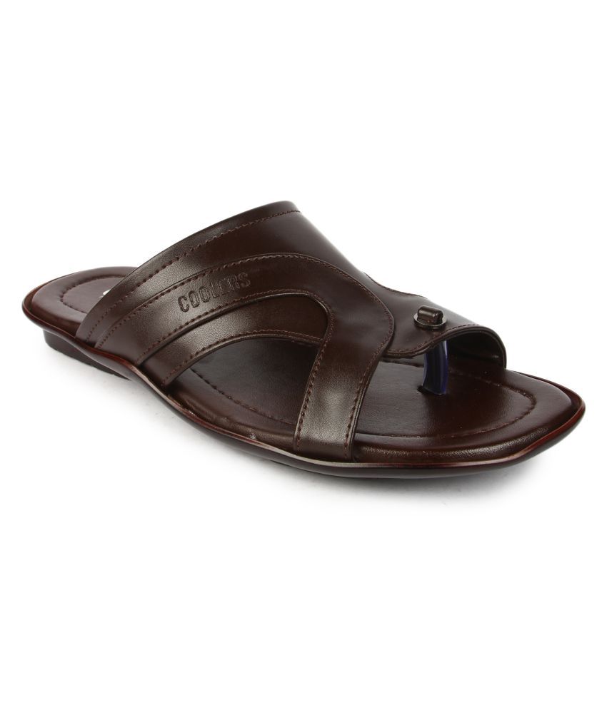     			Liberty Brown Flip Flops