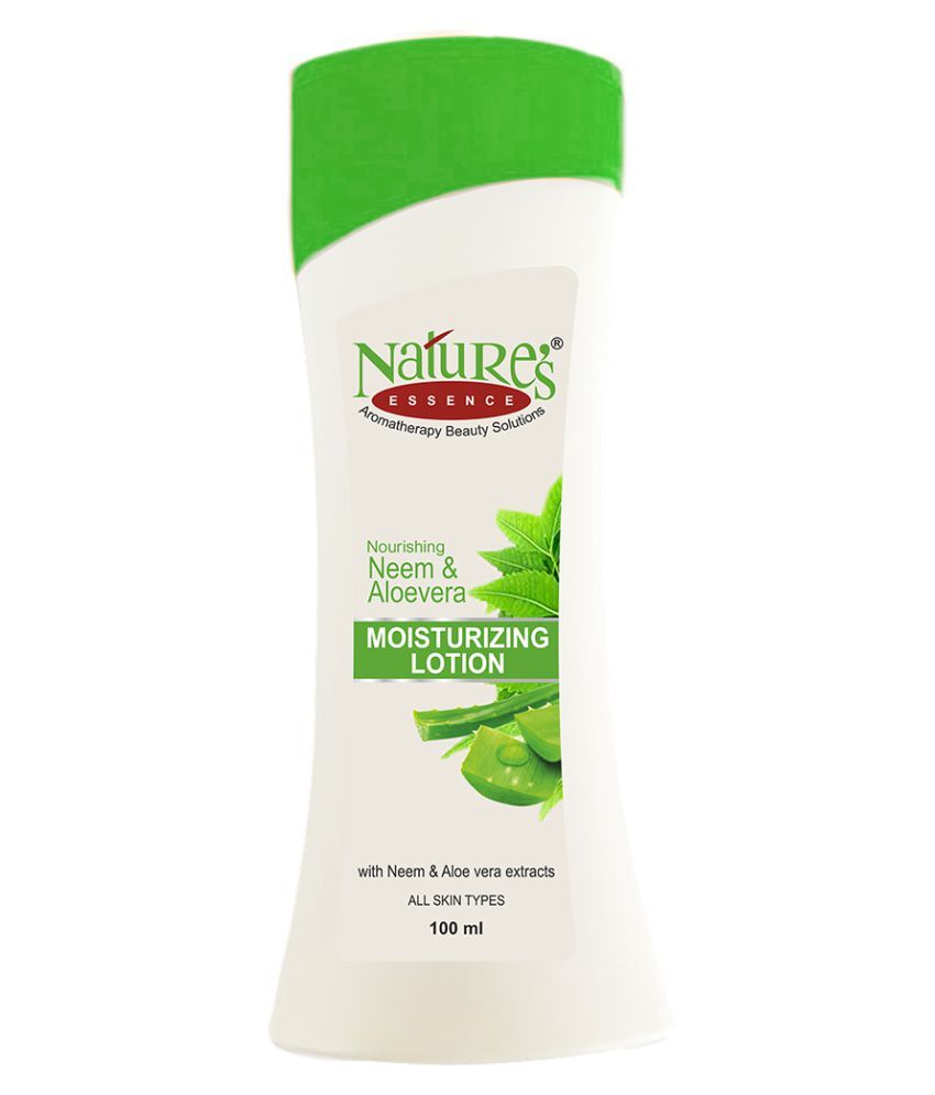 Natures Essence Neem & Aloe Vera Moisturizing Body Lotion 100 mL Each