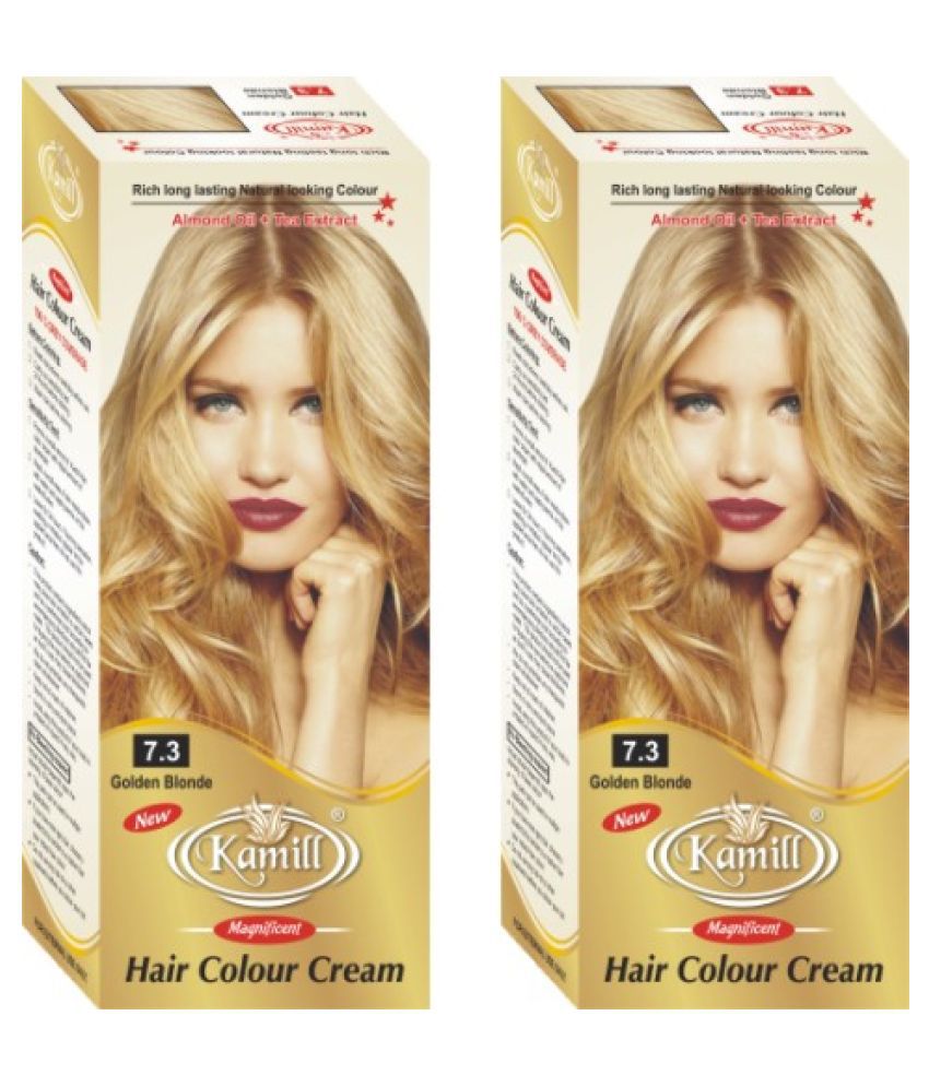 Kamill Golden Blonde  Ammonia Free Permanent Hair Color Golden Blonde  100 g Pack of 2: Buy Kamill Golden Blonde  Ammonia Free Permanent Hair  Color Golden Blonde 100 g Pack of