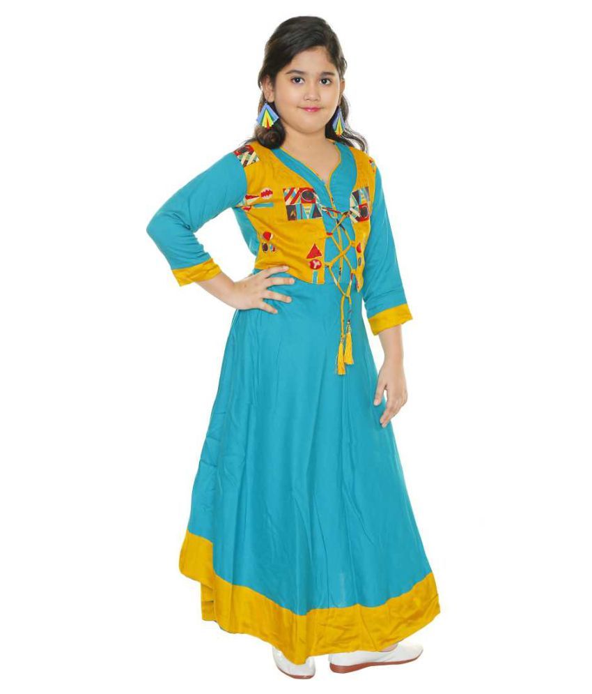 Digimart green frock for girls - Buy Digimart green frock for girls ...