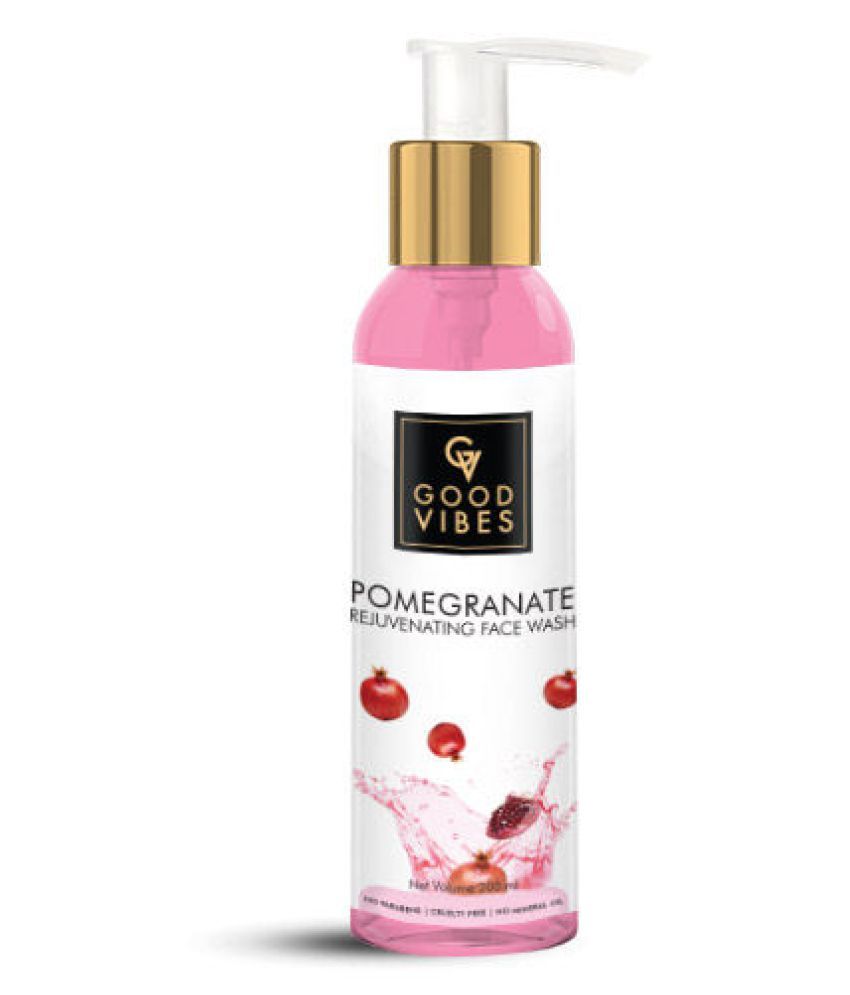 Good Vibes Rejuvenating Face Wash Pomegranate (200 ml) Buy Good