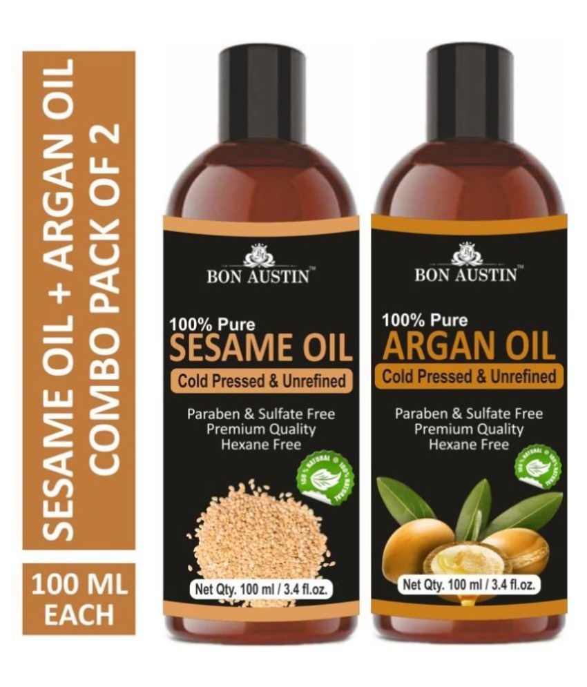    			Bon Austin Premium Sesame Oil & Argan Oil 100 mL Pack of 2