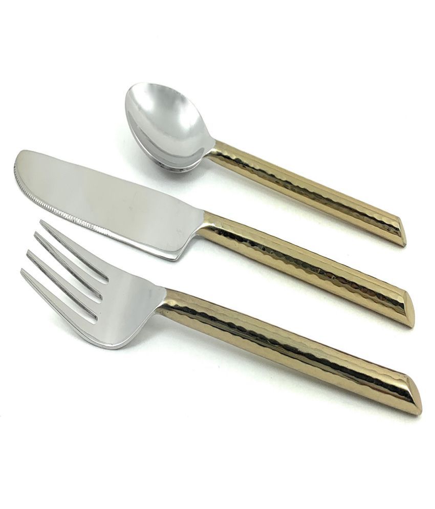     			GEEGA TURTLES 3 Pcs Stainless Steel Cutlery Set