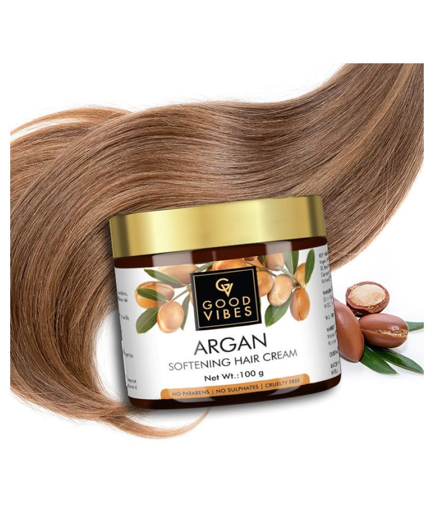 Good Vibes Softening Hair Cream - Argan (100 g): Buy Good Vibes Softening Hair  Cream - Argan (100 g) at Best Prices in India - Snapdeal