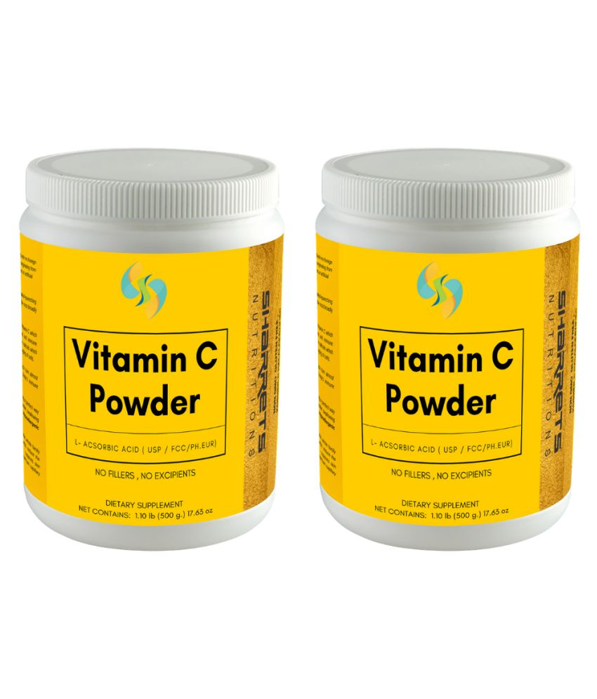 SHARRETS NUTRITIONS Vitamin C Powder 2x500G 1000 gm Vitamins Powder