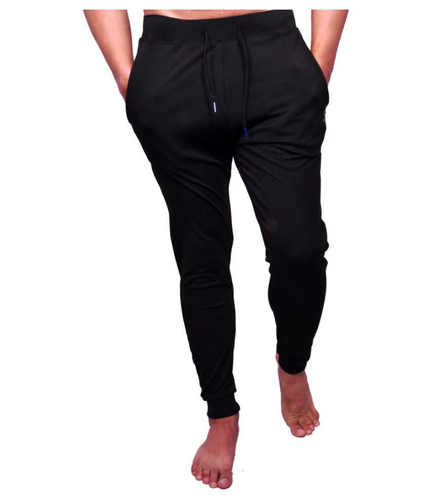 osip Black Polyester Joggers Pack of 1 - Buy osip Black Polyester ...