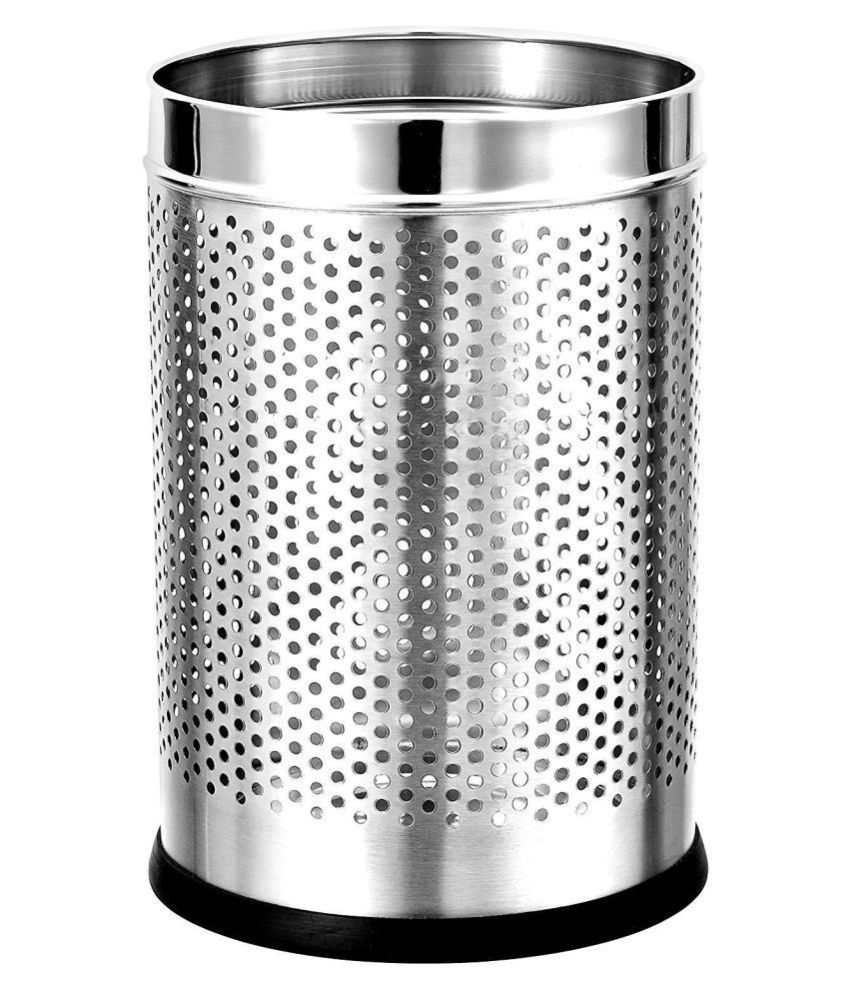 Mangwale Stainless Steel Perforated Dustbin 7