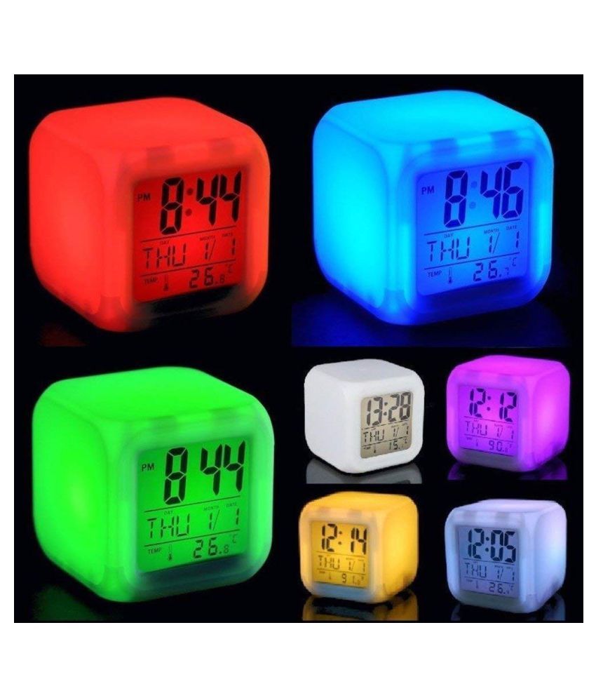 Sunshine Digital Color Changing Alarm Clock Pack of 1 Buy Sunshine