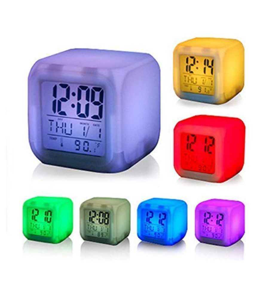 Sunshine Digital Color Changing Clock Alarm Clock Pack of 1 Buy