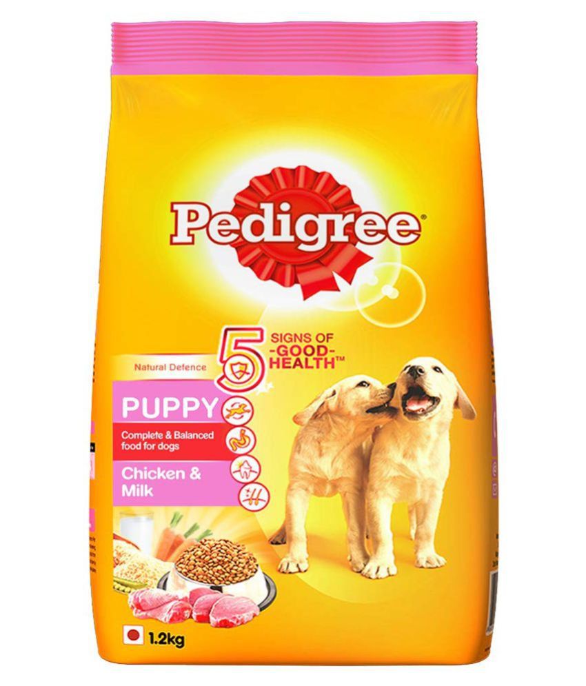 Pedigree® Puppy Dry Dog Food, Chicken & Milk, 1.2kg Pack