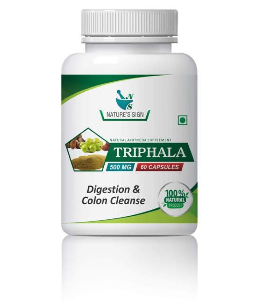 Nature's Sign Triphala Digestion & Colon Cleanse 1 gm Buy Nature's