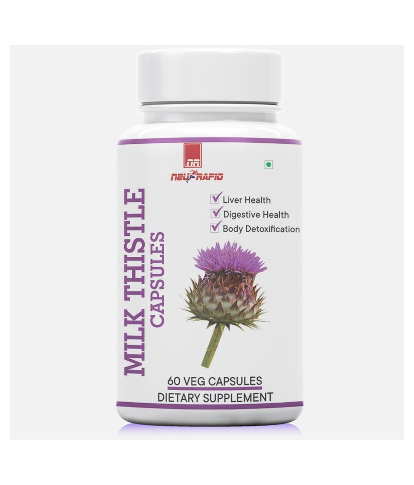 NeuRapid Milk thistle 500 mg 60 Veg Capsules Capsule 1 no.s: Buy ...