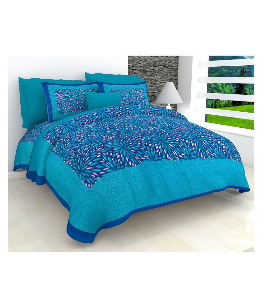     			Urbanera Cotton Double Bedsheet with 2 Pillow Covers