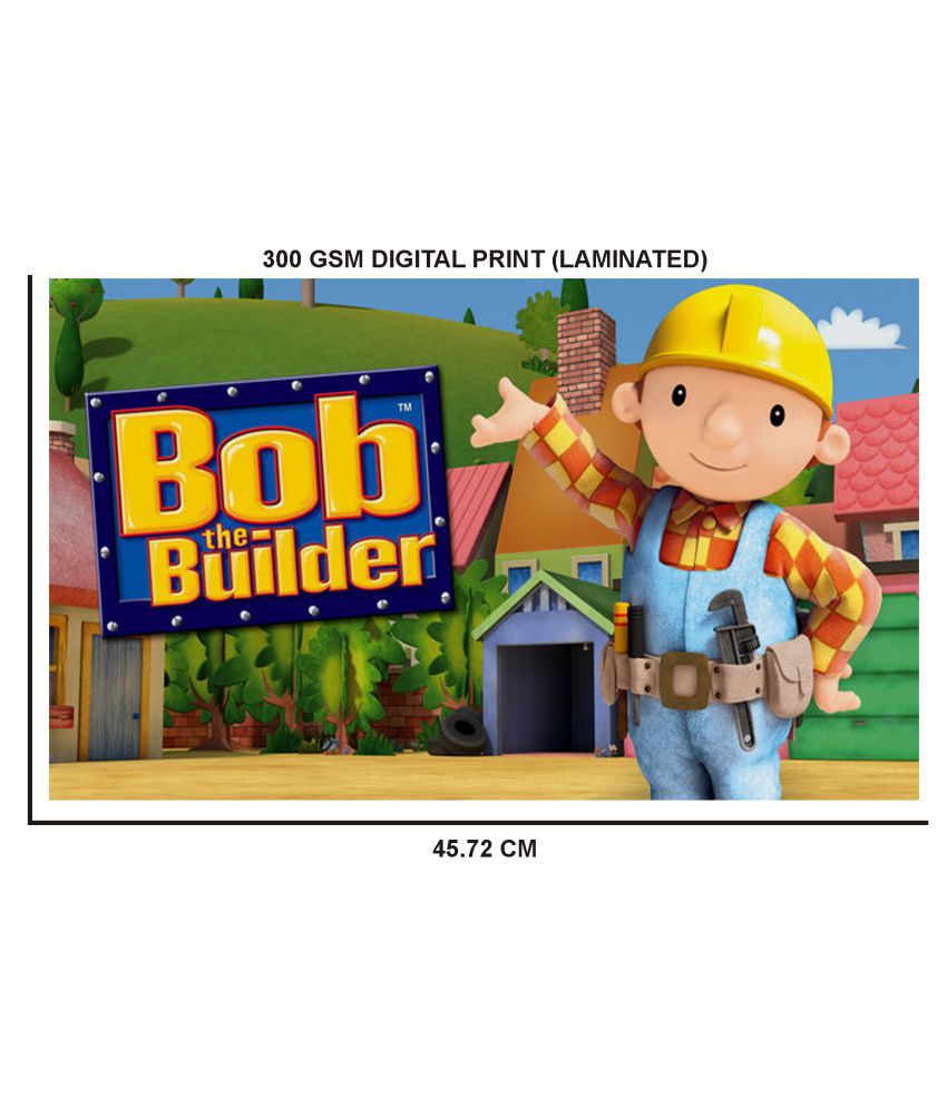 Go Green Tale Cartoon Bob Builder Paper Wall Poster Without Frame: Buy Go  Green Tale Cartoon Bob Builder Paper Wall Poster Without Frame at Best  Price in India on Snapdeal