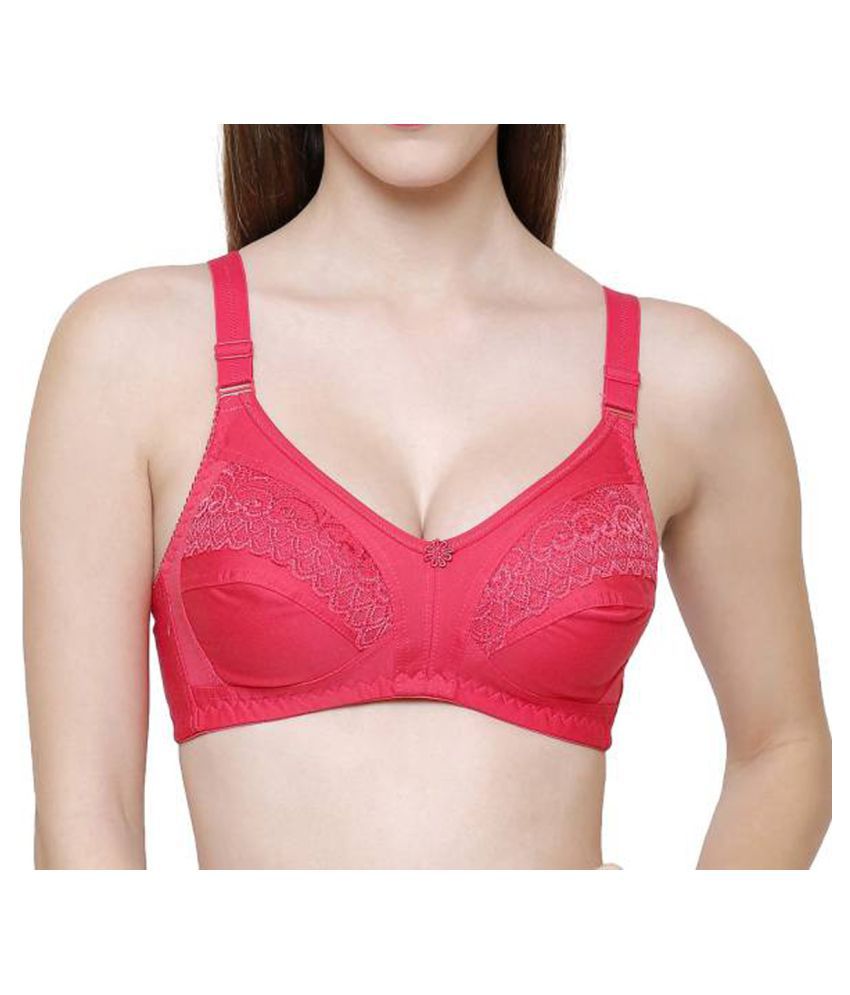     			KYODO Poly Cotton Shaping Bra - Red