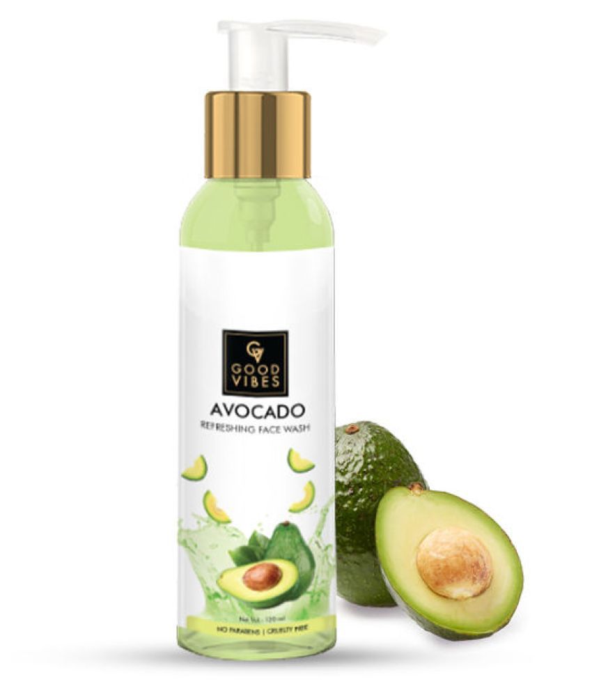 Good Vibes Refreshing Face Wash - Avocado (120 ml): Buy Good Vibes ...