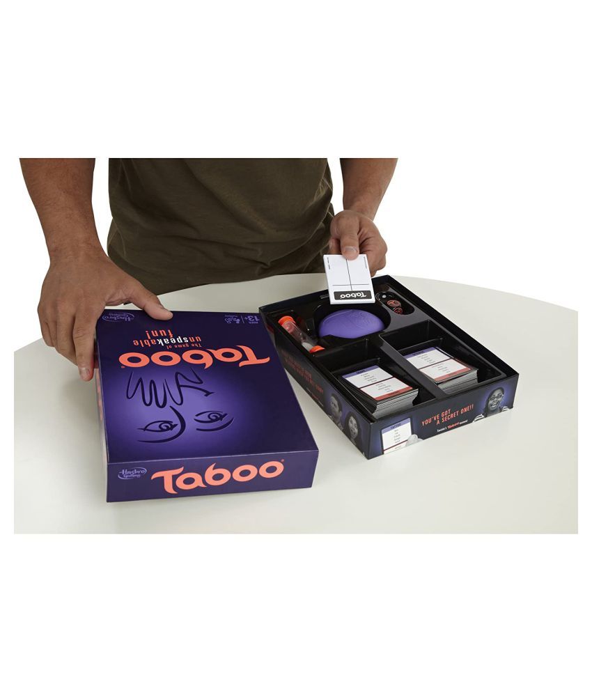Hasbro Taboo Board Game, Guessing Game for Families and Hasbro Taboo Board Game, Guessing Game for Families and