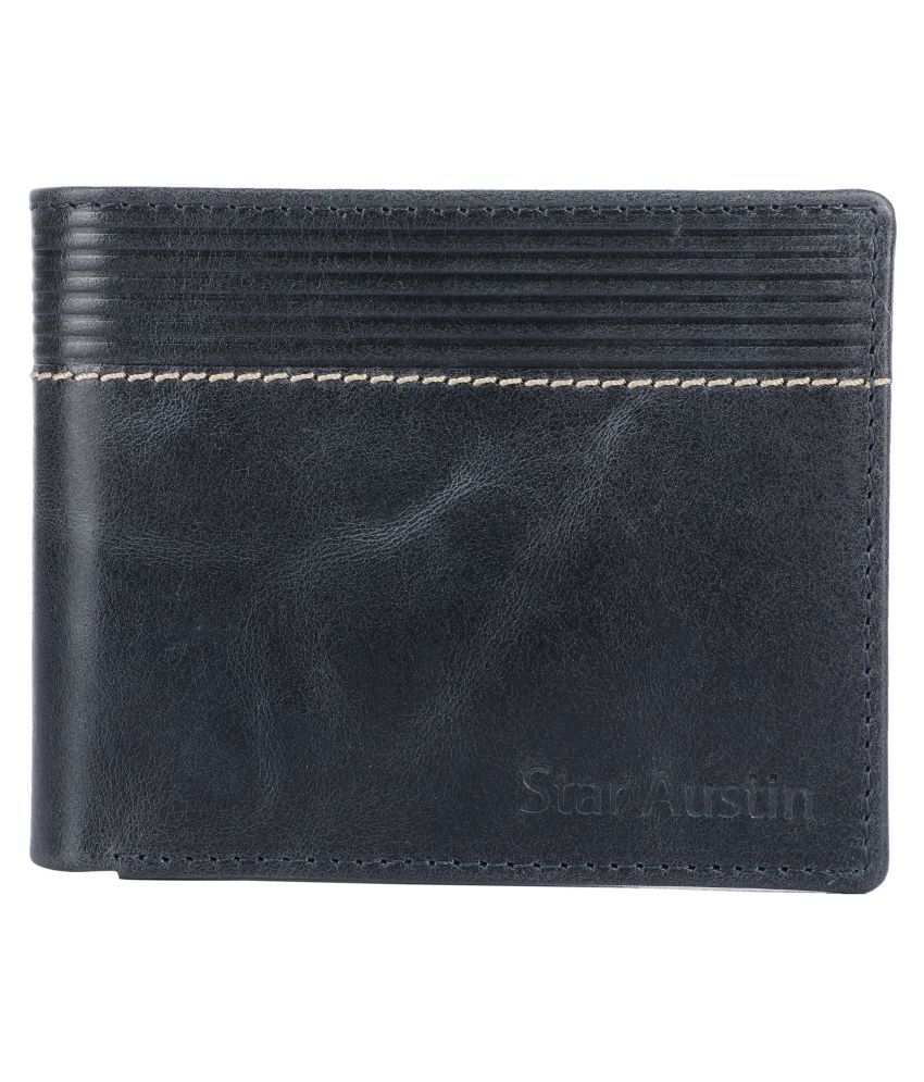 Star Austin Leather Black Casual Regular Wallet Buy Online at Low