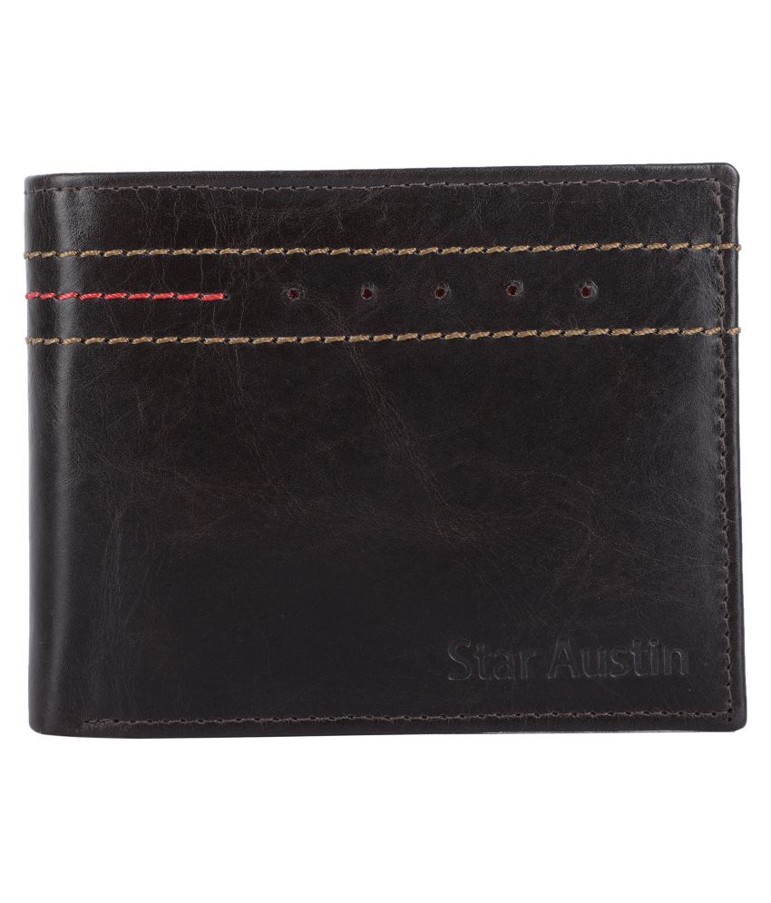 Star Austin Leather Black Casual Regular Wallet Buy Online at Low