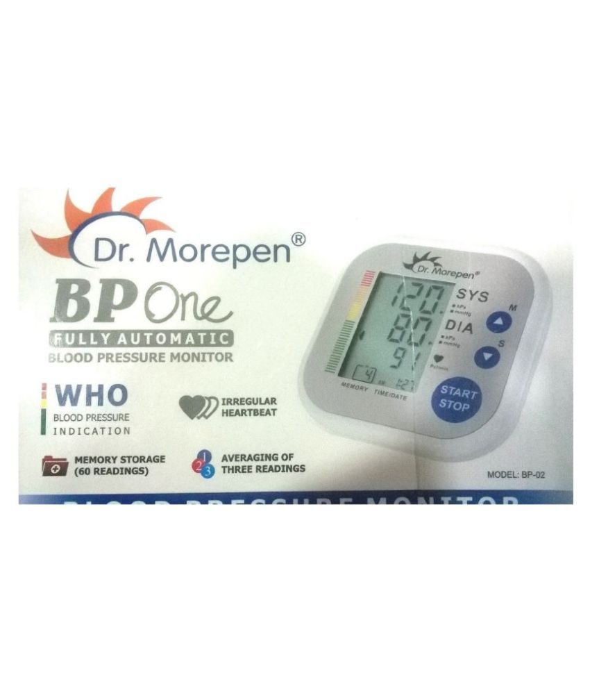 Dr. Morepen DR101 Dr. Morepen Bp02 Automatic Blood Pressure Monitor