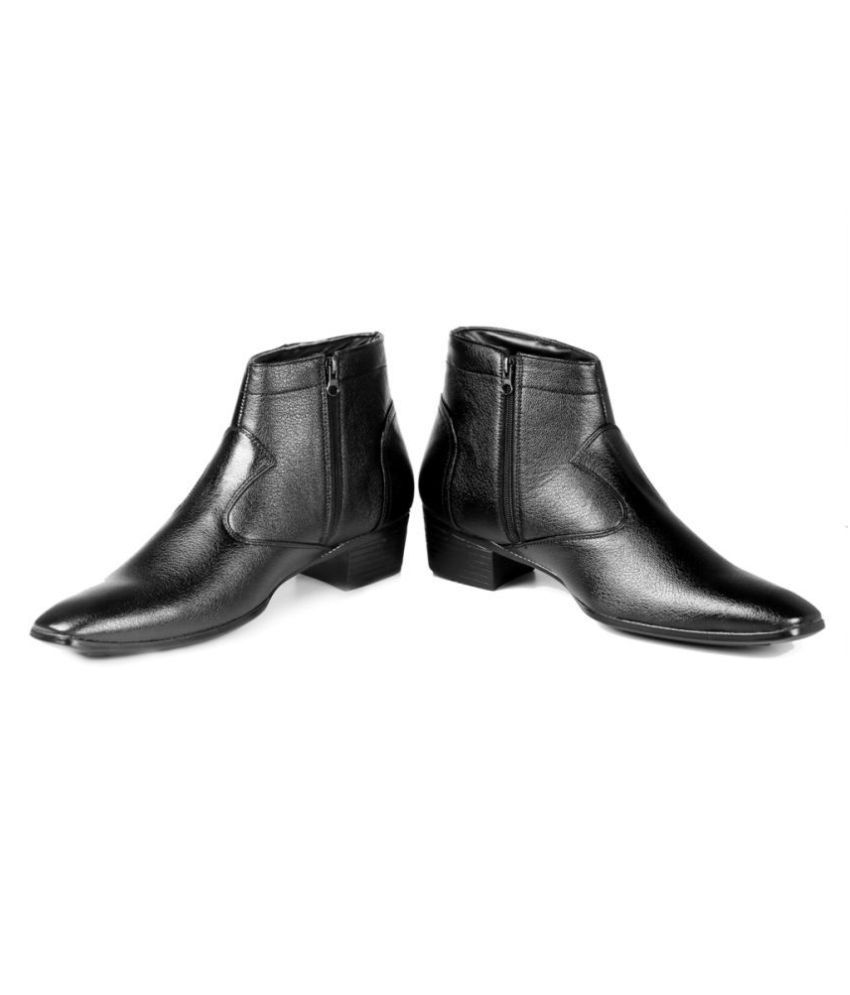     			YUVRATO BAXI Black Formal Boot